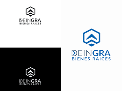 Logo DEINGRA bienes y raíces. bienes raíces logo logo design logotype
