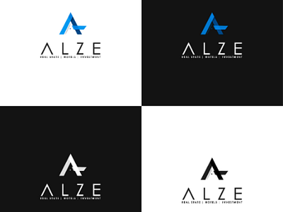 Alze Real state logotype icon logo logo art logomark logotype mark minimalista real state