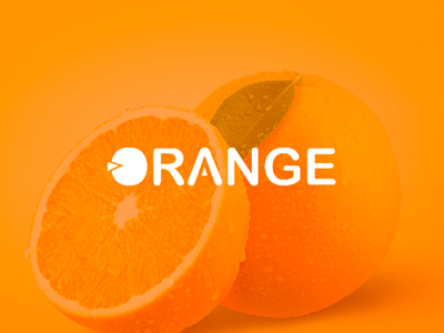 Orange fresh logo concept creative flat fruit lettering logo logodaily logotype mark market minimalista orange