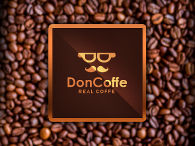 Logo design DonCoffe art brand coffe coffee logo logobrand logoconcept logodesign logotype marca