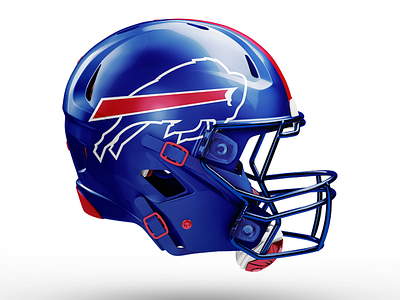 Bills helmet design bills branding buffalo design draw drawing esports football gaming helmet illustration logo logos nfl photoshop sketch sports vector