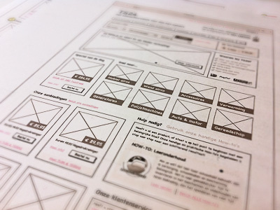Sneak preview: redesign TS24.nl balsamiq pdf photo prototyping sketch