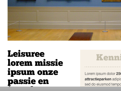 Sneak preview: design Leisuree.com