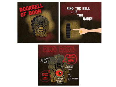 Haunted Doorbell illustration