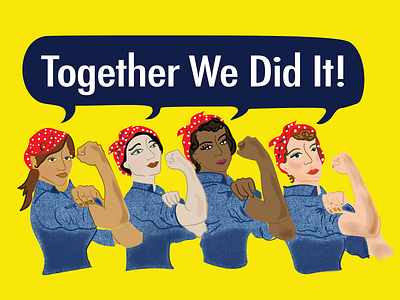 Rosie the Riveter illustration diversity illustration riveter rosie