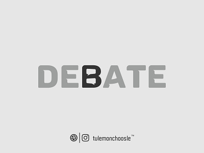 Debate Wordmark Logo