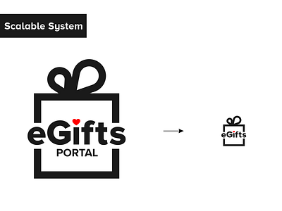 e-Gifts Portal Logo Re-design