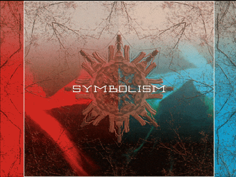 Symbolism animation art brand illustration