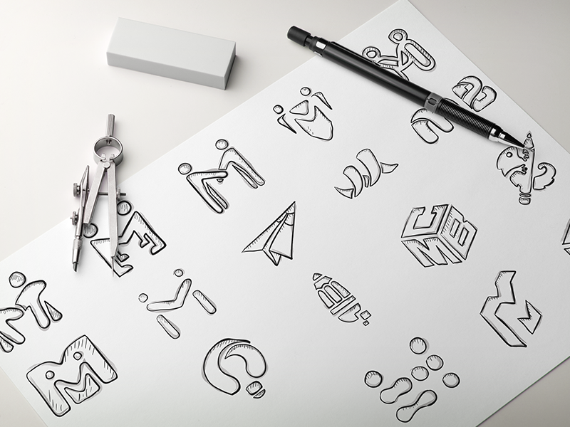 Download Logomark Exploration: MB Creative Logo Design by MB Creative on Dribbble