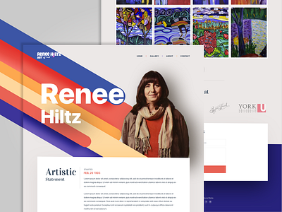 Artist Portfolio Website Design Concept adobe art artist girl clean concept creative dailyui design design agency designer graphic design graphicdesign minimal portfolio ui ui design ux web web design website