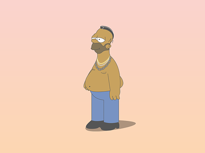 Homer Simpson x B.A Baracus - Mr. T