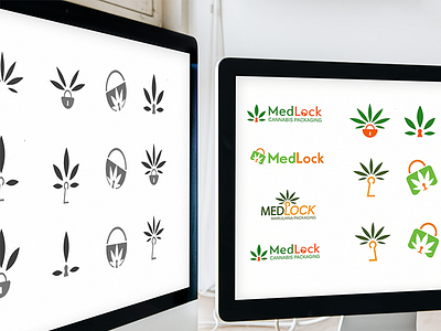 Logo Exploring for Marijuana Packaging Brand