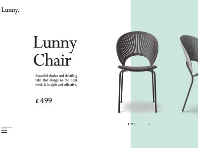 Lunnychair design flat identity ux we design web