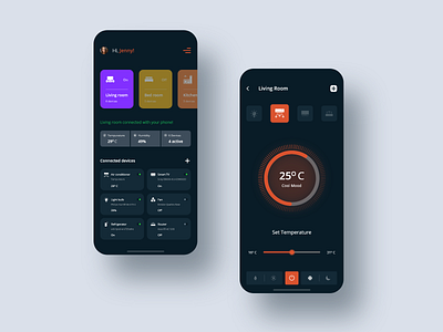 Smart home app app app design clean concept design concept home automation ios minimal simple smart smart app smart home smarthome smartphone ui ui design ux design