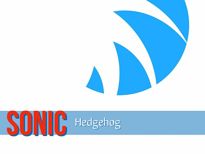 SONIC HEDGEHOG adobe photoshop design icon illustration logo