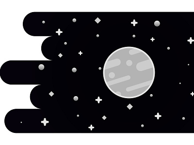 Space design illustration space stars vector