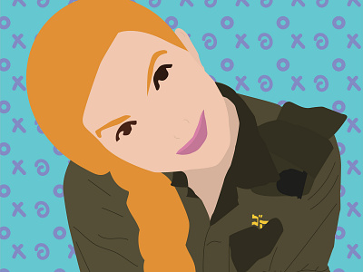 Miriam drawing illustration vector