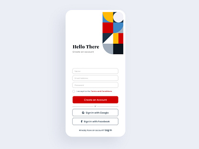 #DailyUI 001 Sign Up app dailyui dailyui 001 dailyuichallenge design signup simple ui uidesign ux