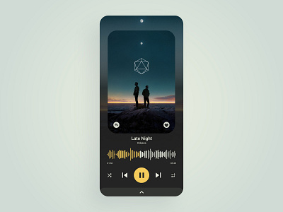 Music Player UI adobexd app concept dailyui dailyui009 dailyuichallenge design music music app player ui uidesign ux