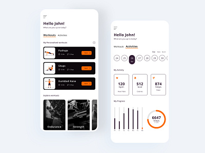 Workout Tracker UI