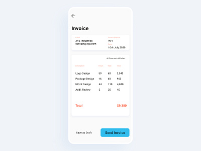 Invoice UI