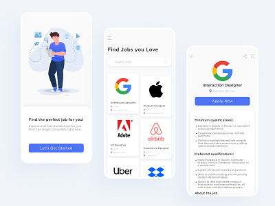 Job Listing App UI