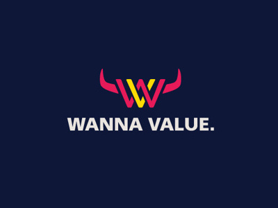 Wanna Value brand branding deposits finance logo