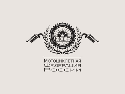 Motorcycle Federation of Russia logo logotype moto