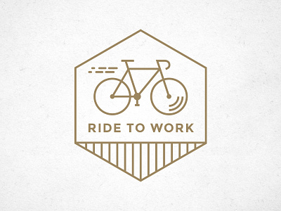 Bike Line Badge badge bike line logo vector