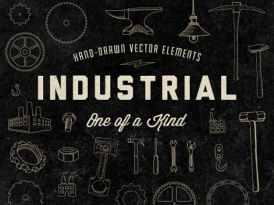 Hand Drawn Industrial Elements