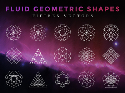 Fluid Geometric Shapes