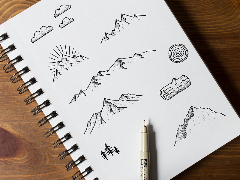 Wild Nature Ink Illustrations by Adrian Pelletier on Dribbble