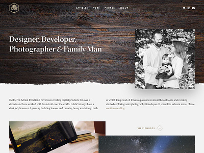 New Redesign of Adrian Pelletier blog personal site portfolio redesign