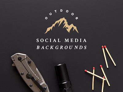 Outdoor Social Media Backgrounds backgrounds camping hiking mockups nature outdoor scenes social media