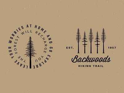 Tree Badge Logo Preview #3