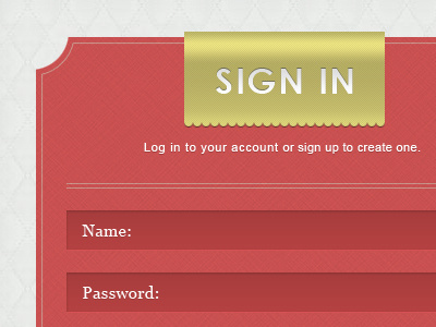 Classic Login Form