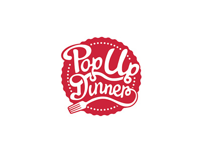 Logo design for pop-up-dinner event company
