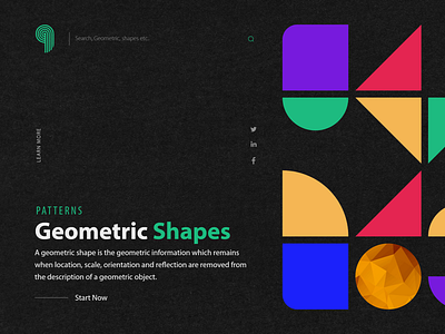 Geometric - Webshot branding circles design geometric illustration product designs products rectangles research shapes typography ui uiux user experiences user interfaces ux vector webdesign webshots websites