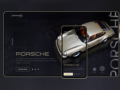 Engine Suite - Webshot animation branding cars design engine suite graphic design illustration logo porsche typography ui uiux user experience user interface ux vector web design web site webdesign webshot