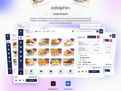POS Case study - A Dolphin Point of sale a dolphin application branding cart design design system illustration point of sale product design products saas saas products sales typography ui uiux ux vector web app webdesign
