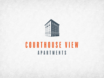 Courthouse View Logo branding logo