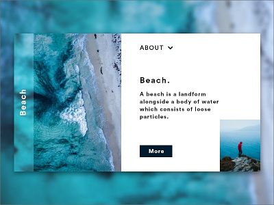 Beach Web Design adobe xd design homepage landing page ui user experience design ux web