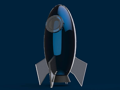 Rocket 3d bangalore concept art debut shot dribbble invite india rocket ui ux