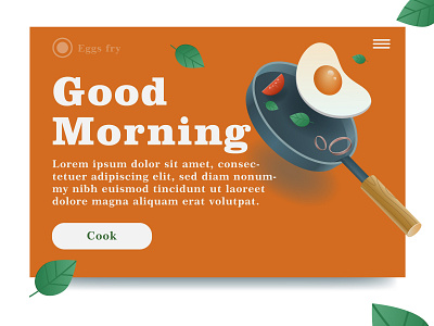 Love Food design illustration vector web website