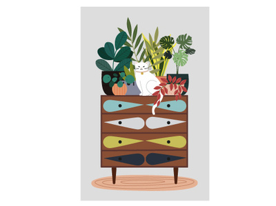 SWEET CAT animation icon illustration vector