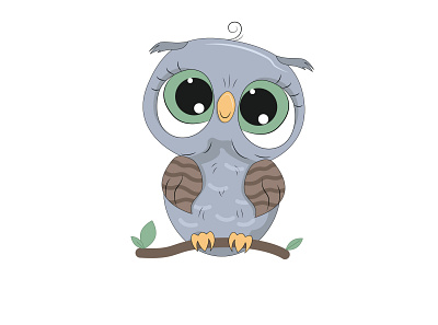 sweetowl design illustration ilustrare logo web