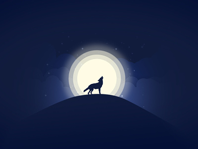 Night Howl illustraor illustration photoshop