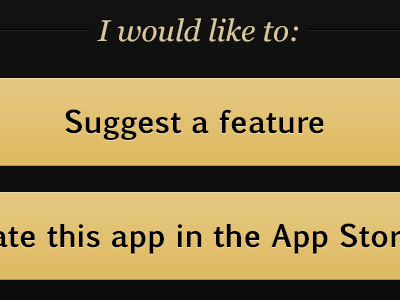 App feedback