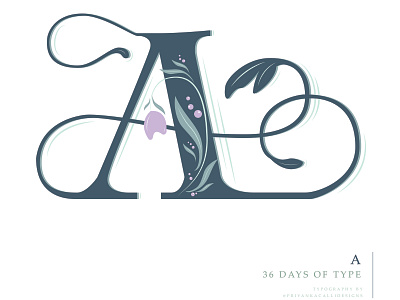 36 Days of Type... Alphabet 'A'