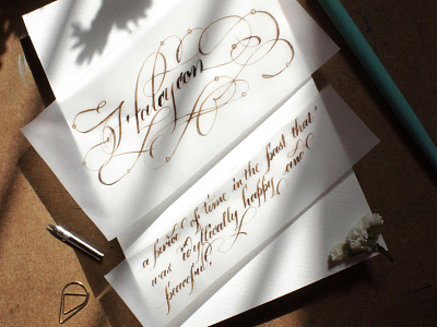 Halcycon calligraphy calligraphywithflourishing pointedpencalligraphy priyankacallidesigns